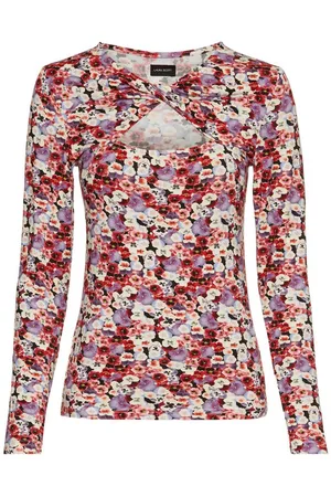 Laura Scott Langarmshirt mit Twisteffekt im Ausschnitt