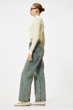 Koton Straight-Jeans Normale Leibhöhe Longer Straight - Verkäufer: