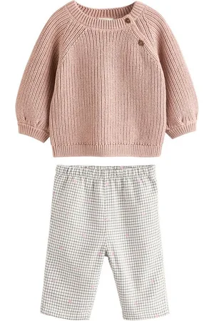 Next Top & Leggings Strickpullover und Webhose für Babys Baumwolle (2-tlg) - Verkäufer: Germany GmbH
