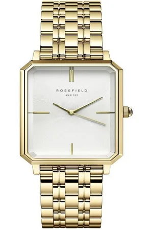 ROSEFIELD Quarzuhr Damenuhr Octagon Gold eckig OCWSG-O40 - Verkäufer: JUWELSTORE.de