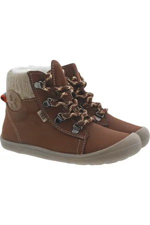 Koel Stiefel Barfußschuhe Deemer Tex Wasserdicht Leder Wolle Braun Schnürstiefelette - Verkäufer: Alex und Elis Kinderschuhe