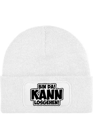 Youth Designz Beanie Herren & Damen unisex Mütze "Bin Da Kann Losgehen" Print Statement Beanie mit lustigen Aufdruck Geschenk für Männer und Frauen - Verkäufer: EmDa Trading GmbH