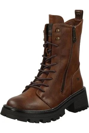 Mustang Stiefelette Lederimitat Schnürstiefelette - Verkäufer: S4S Commerce