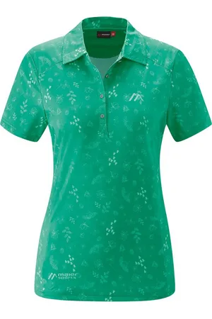 Maier Sports Poloshirt Pandy W Da-Polo 1/2 Arm el. LIGHTGREEN ALLOVE - Verkäufer: Intersport Drucks