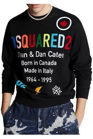 Dsquared2 Rundhalspullover Rainbow Pullover Herren - Verkäufer: wellStyled