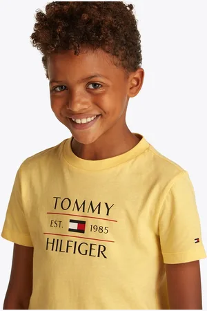 Tommy Hilfiger T-Shirt TOMMY FLAG HILFIGER REG TEE SS mit großem Logo