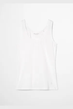 Marc O’ Polo Tanktop Essentials mit kleinem Logo am Saum
