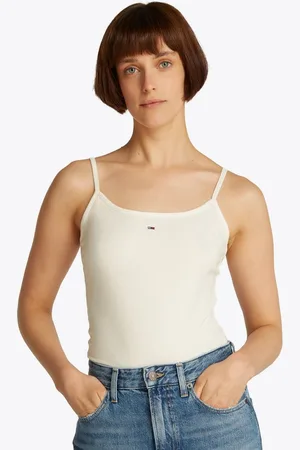 Tommy Hilfiger Spaghettitop TJW ESSENTIAL STRAP TOP EXT in Großen Größen, Spaghettiträger