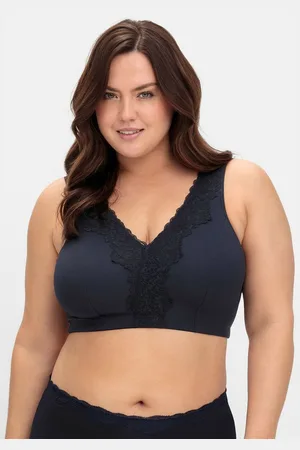 Sheego Bügelloser BH Große Größen in Bustier-Form, mit Spitzenborte