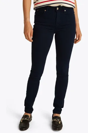 Tommy Hilfiger Skinny-fit-Jeans COMO Skinny Regular Waist mit Logo-Badge, in Knöchellänge