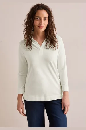 CECIL Poloshirt mit 3/4 Ärmeln