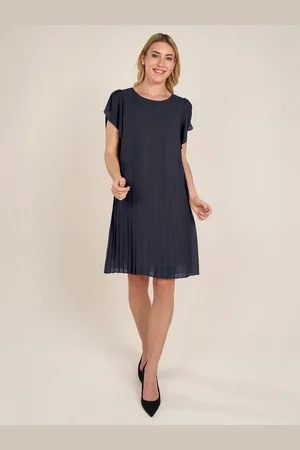 Apart Midikleid aus einem leicht körnigem Georgette - Verkäufer: