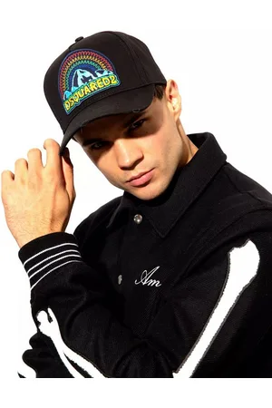 Dsquared2 Baseball Cap Rainbow Basebalkappe Heritage Icon Kappe Cap Hochwertiger bestickter Aufnäher mit Regenbogen- und Bergmotiv - Verkäufer: eldigo