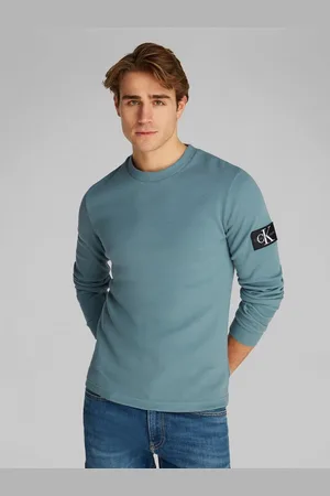 Calvin Klein Langarmshirt BADGE WAFFLE LS TEE mit Logopatch