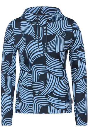 CECIL Langarmshirt - modisches Stehkragen Shirt gemustert für lässige Outfits - Verkäufer: Schneider Fashion Store
