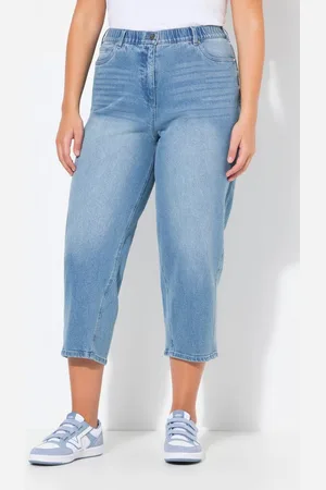Ulla Popken Regular-fit-Jeans Mom-Jeans konisches Bein Komfortbund - Verkäufer: Popken Fashion Group