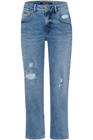 Marc Aurel Destroyed-Jeans Jeans-Hosen light blue denim - Verkäufer: Lieblingsstücke