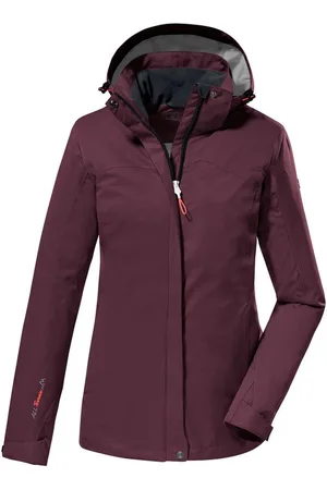 Killtec Outdoorjacke KOS 133 KG WMN JCKT wasserdichte Funktionsjacke in Kurzgröße: verkürzte Ärmel u Rumpf