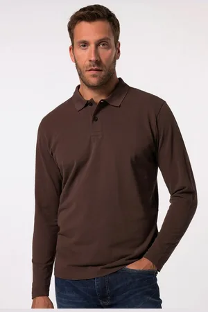 JP 1880 Poloshirt Poloshirt Basic Langarm Piqué bis 8 XL - Verkäufer: Popken Fashion Group