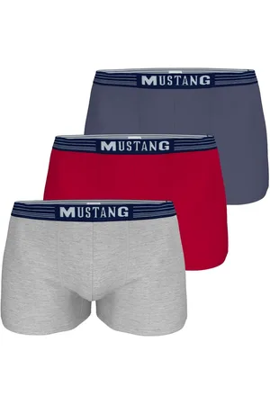 Mustang Retro Boxer TYLER SPORT Retro-Pants Herren Unterhose Boxershorts (Set, 3-St., 3er-Pack) Maximaler Komfort - Perfekte Passform - Elastisch - Langlebig - Verkäufer: s2c GmbH