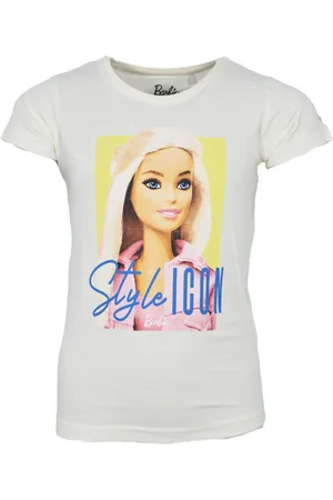 Barbie Print-Shirt Mädchen Kinder T-Shirt kurzarm Shirt 100% Baumwolle, Gr. 104 bis 140 - Verkäufer: WS-Trend