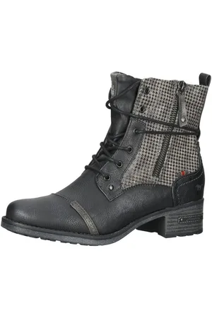 Mustang Stiefelette Lederimitat Schnürstiefelette - Verkäufer: S4S Commerce