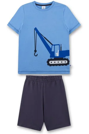 Sanetta Pyjama Jungen Pyjama Baumwolle (2 tlg) - Verkäufer: Yourfashionplace