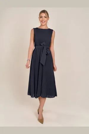 Apart Midikleid in Midi Länge mit allover Plissee Falten - Verkäufer: