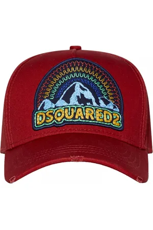 Dsquared2 Baseball Cap Rainbow Basebalkappe Heritage Icon Kappe Cap Hochwertiger bestickter Aufnäher mit Regenbogen- und Bergmotiv - Verkäufer: eldigo