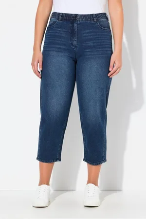 Ulla Popken Regular-fit-Jeans Mom-Jeans konisches Bein Komfortbund - Verkäufer: Popken Fashion Group