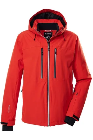 Killtec Skijacke KSW 466 MN SKI JCKT Wasserdicht, atmungsaktiv, warm, verstellbare Kapuze, nachhaltig