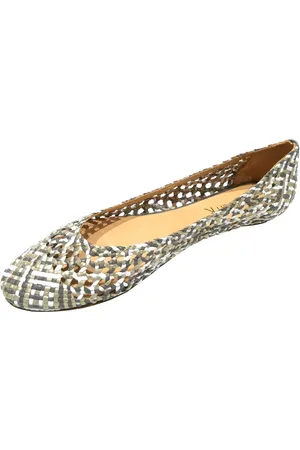 Allan K Daiba Handmade Flecht-Leder-Schuhe mit Ledersohle Damen Schlappen - Verkäufer: Hebold Lederwaren