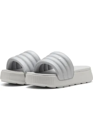 PUMA Karmen Puffy Aqua Metallics Slides Damen Sandale
