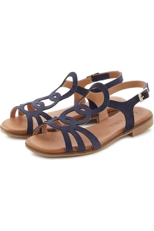 Lascana Sommerschuh Sandale aus hochwertigem Leder, Sandalette, Sommerschuh