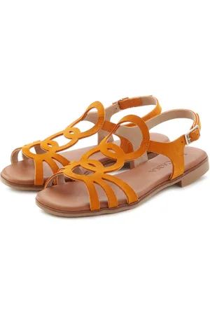 Lascana Sommerschuh Sandale aus hochwertigem Leder, Sandalette, Sommerschuh