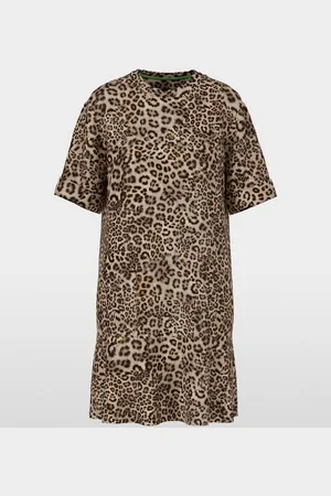 Marc Cain Midikleid Kleid mit Leoprint - Regular Fit - Verkäufer: Robert Ley Damen & Herrenmoden GmbH & Co KG