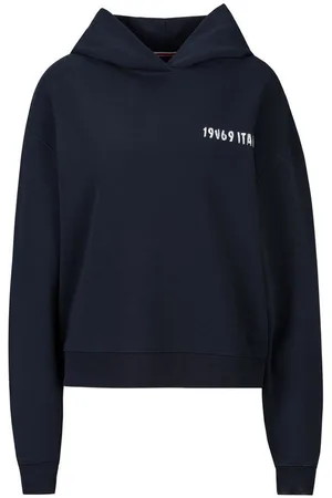19V69 Italia Hoodie KARA ITALIA mit dezentem Schriftzug und Destroyed-Effekten, urbaner Look - Verkäufer: Marco GmbH