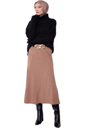 Armine Maxirock Armine Plisseerock Damen, Ankle Length Damenrock, Formell Flared Röcke - Verkäufer: MegaMerchant