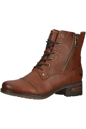 Mustang Stiefelette Lederimitat Schnürstiefelette - Verkäufer: S4S Commerce