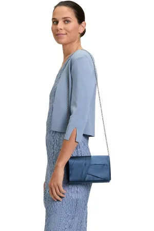Vera Mont Abendtasche Clutch-Tasche unifarben, Falten