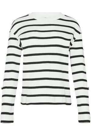 QS by s.Oliver Strickpullover Gestreiftes Sweatshirt - Regular Fit - Verkäufer: Robert Ley Damen & Herrenmoden GmbH & Co KG