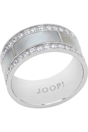 JOOP! Fingerring Ring für Damen, Edelstahl, Zirkonia synth. (Ring, 1-tlg) - Verkäufer: Amor GmbH