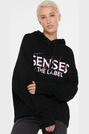 SENSES THE LABEL Kapuzensweatshirt aus Baumwolle