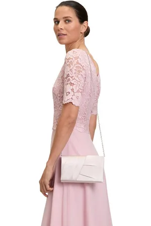 Vera Mont Abendtasche Clutch-Tasche unifarben, Falten