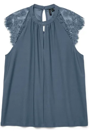 VERO MODA Spitzentop VMMILLA SL LACE TEE