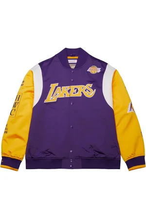 Mitchell & Ness Collegejacke Heavyweight Satin Jacket NBA Los Angeles Lakers - Verkäufer: ICED OUT