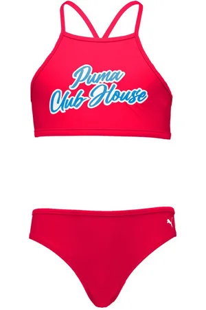 PUMA Bandeau-Bikini (2-St) mit Hingucker-Slogan
