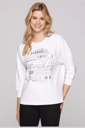 Soccx Sweater mit überschnittenen Schultern