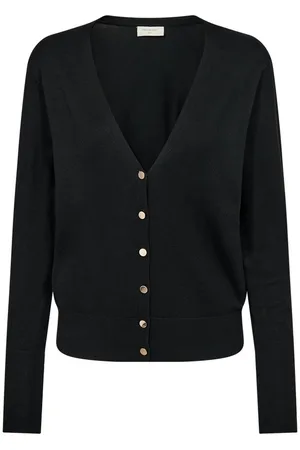 Freequent Cardigan FQKATIE mit Knöpfen am Ärmel