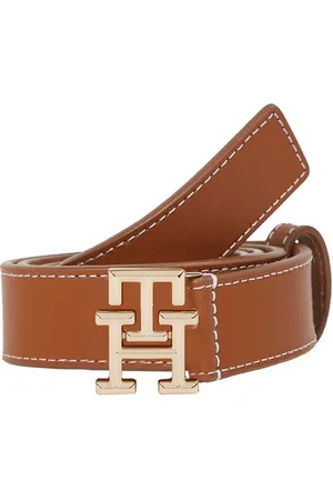 Tommy Hilfiger Ledergürtel TH LOGO 2.5 Eleganter Gürtel mit TH-Logoschnalle